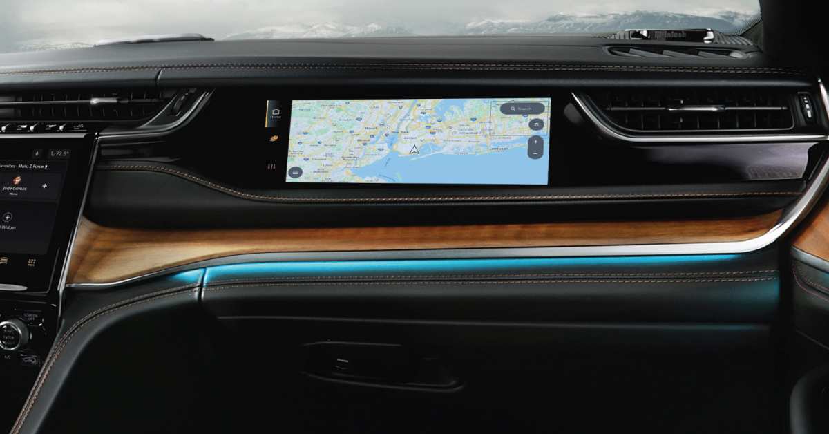 Jeep Grand Cherokee Passenger Display