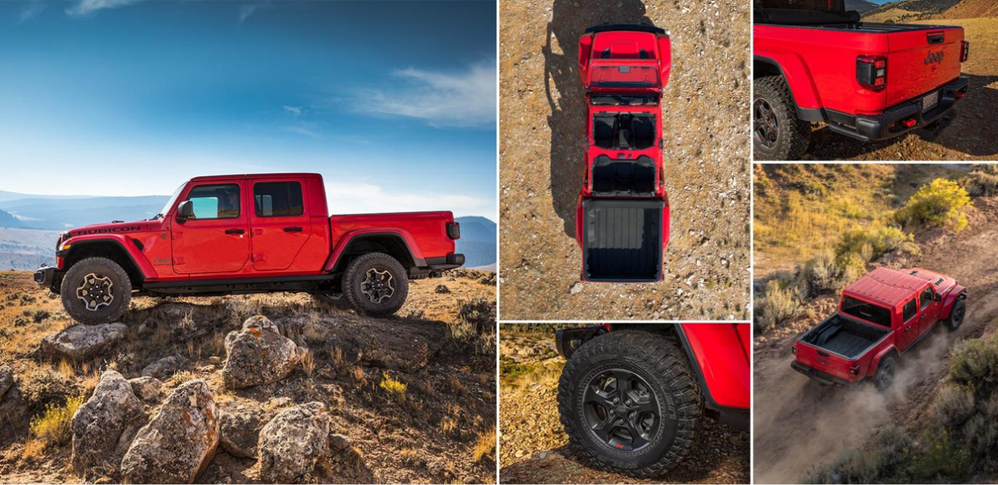 Jeep Gladiator in Red