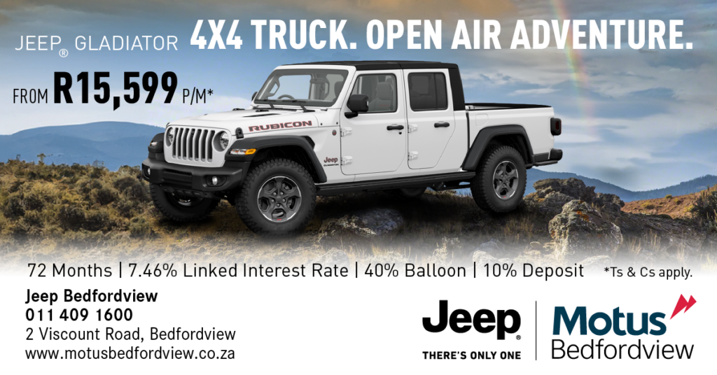 Jeep Gladiator From R15 599