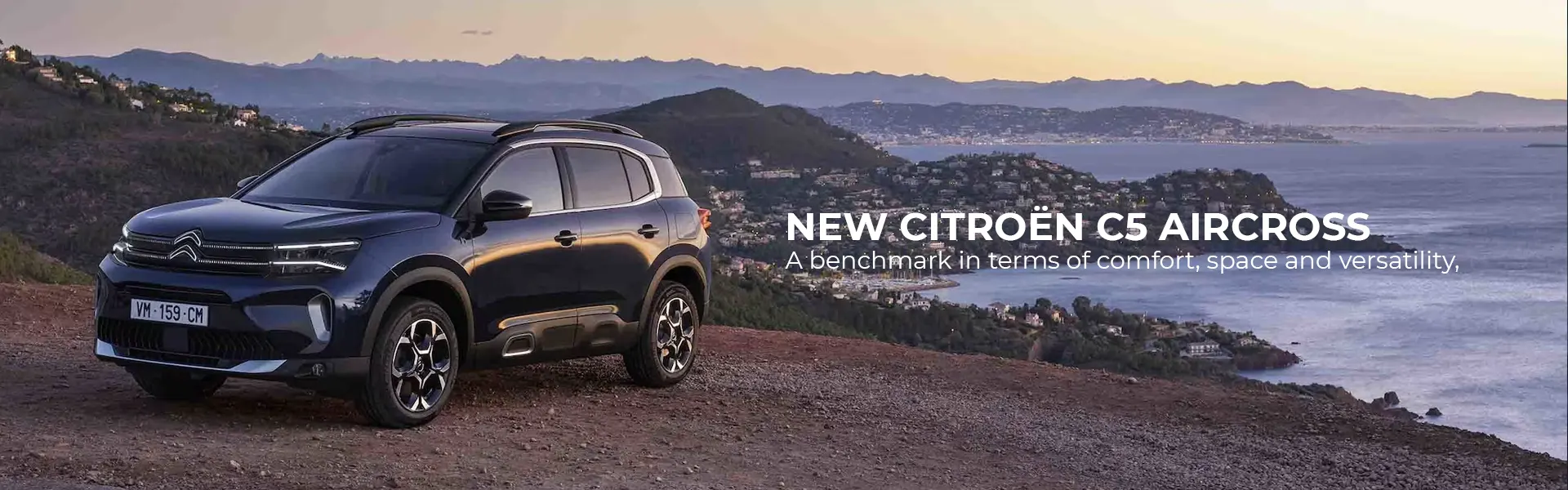 New Citroën C5 aircross banner