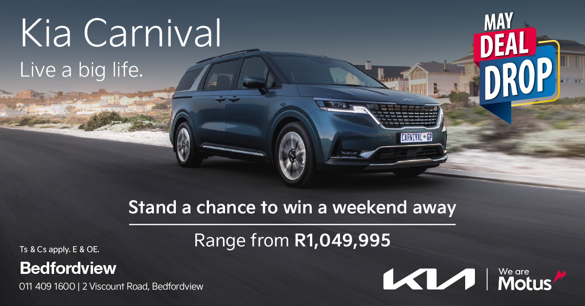 Bedford Kia Carnival May26 1200×628