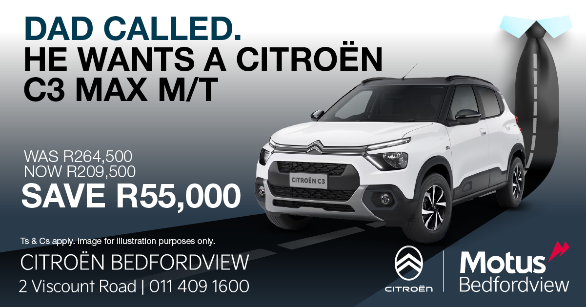 Citroen Bedfordview dad C3 MAX June26 1200×628
