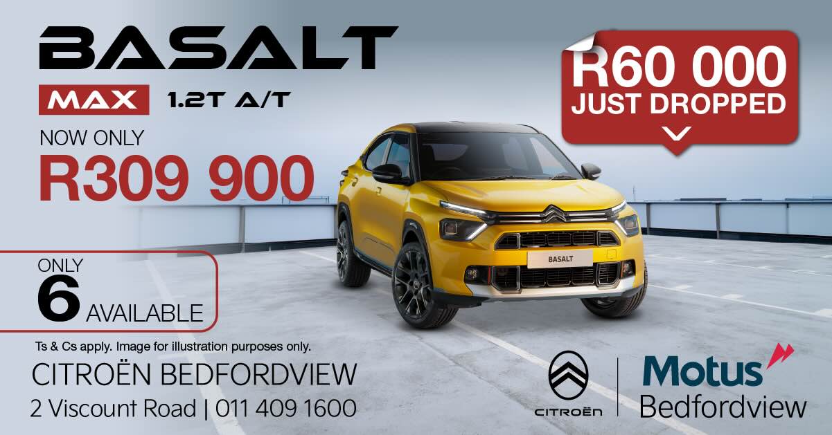 citroen basalt max auto now only R309 900