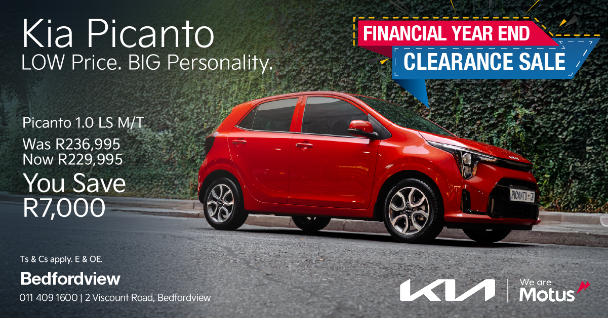 Bedford Kia Picanto 1.0 LS M-T June26 1200×628