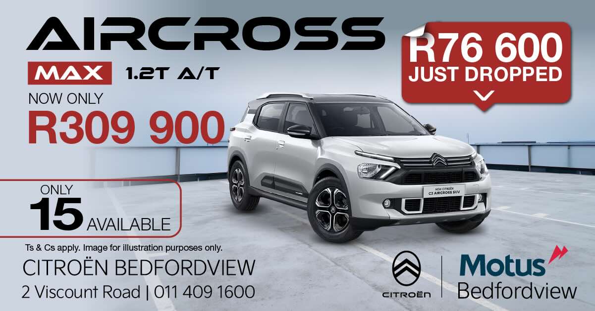 citroen aircross special now R309 900